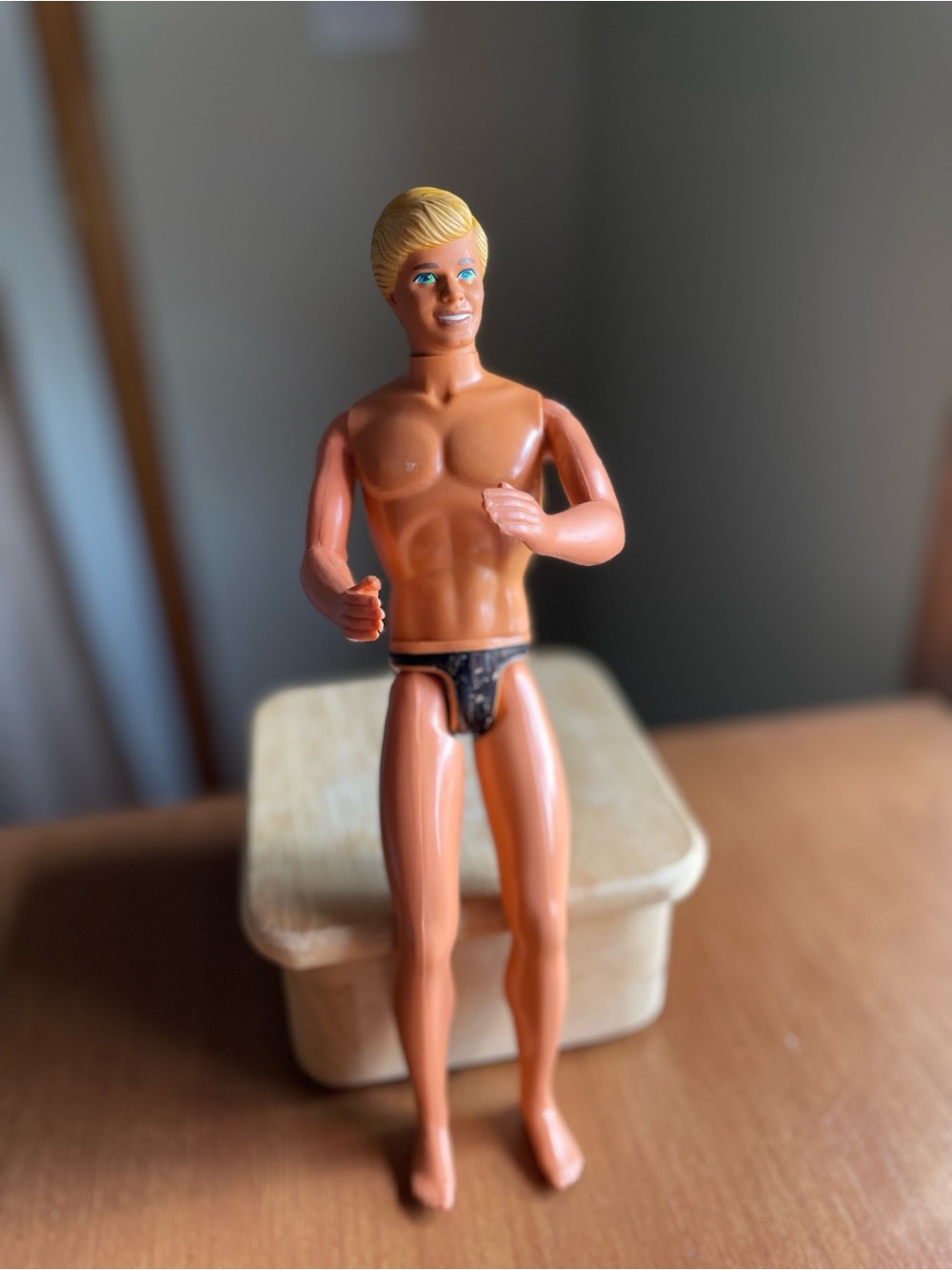 12"‎ Ken Doll 1980's Head 1968 Body Malaysia Mattel Body Twist n Turn